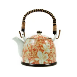 Kiji Stoneware & Ceramics Tableware Brands|Japanese Ingredients^Suisen Red Japanese Teapot