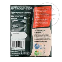 Eat Grub Ingredients Brands|Made In The Uk^Sweet Chilli & Lime Crunchy Roasted Crickets, 15g