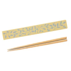Takenaka Tableware Brands|Japanese Ingredients^Wooden Chopsticks in Floral Yellow Case