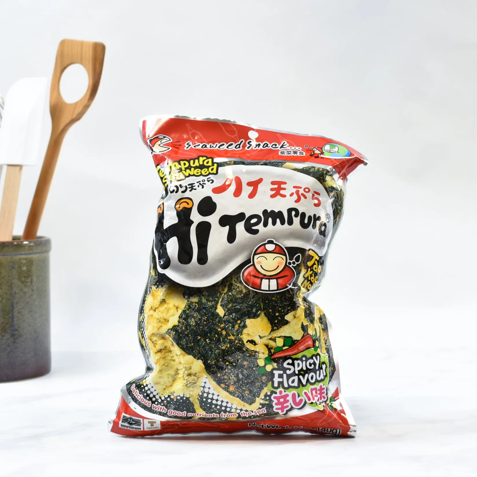 Tao Kae Noi Ingredients Brands|Southeast Asian Ingredients^Tempura Seaweed Spicy, 40g