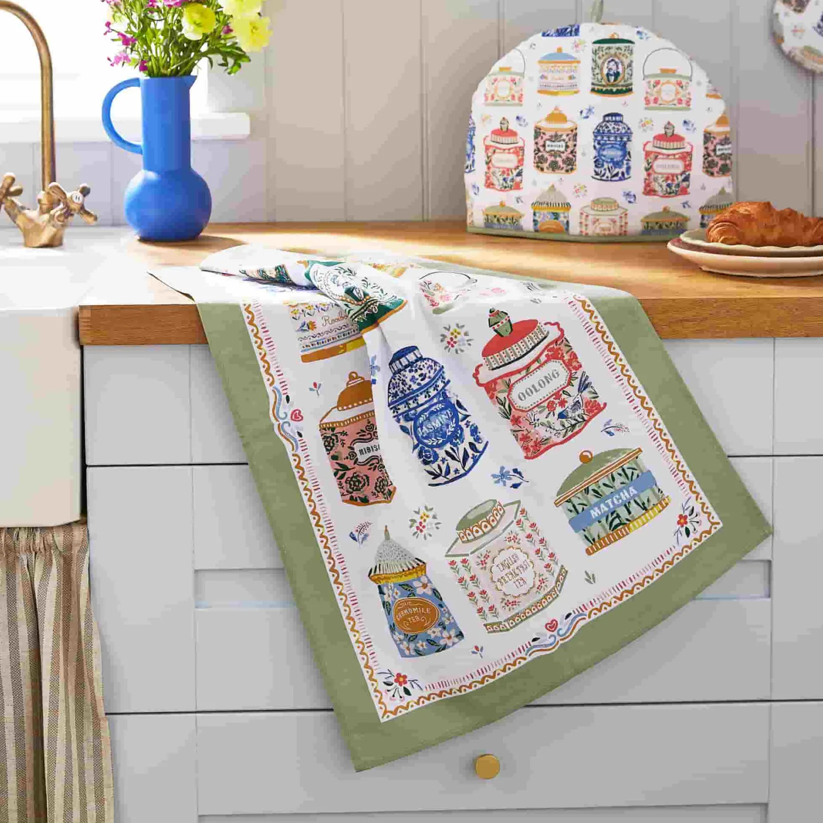 Ulster Weavers Kitchen Textiles & Clothing^Tea Tins Cotton Tea Towel