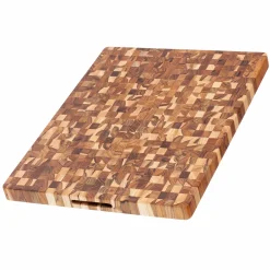 Teakhaus Kitchen Tools & Utensils|Chopping & Carving Boards^End Grain Butcher Block Rectangular Cutting Board, Large