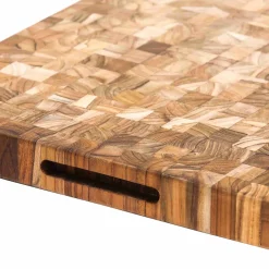 Teakhaus Kitchen Tools & Utensils|Chopping & Carving Boards^End Grain Butcher Block Rectangular Cutting Board, Medium