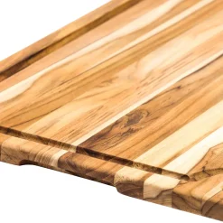 Teakhaus Kitchen Tools & Utensils|Chopping & Carving Boards^Rectangle Marine Cutting Board With Juice Canal, Medium