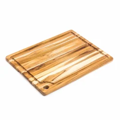 Teakhaus Kitchen Tools & Utensils|Chopping & Carving Boards^Rectangle Marine Cutting Board With Juice Canal, Medium