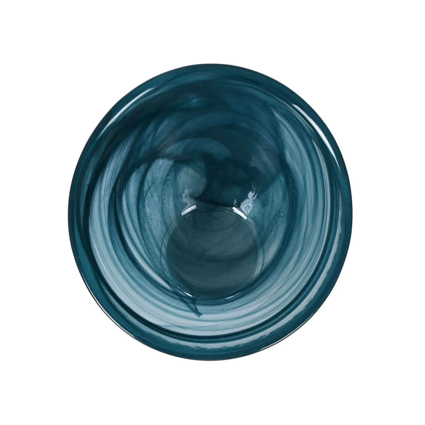 Turkish Tableware Tableware Brands|Crockery & Dinnerware^Teal Marble Glass Bowl, 14.5cm