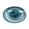 Turkish Tableware Tableware Brands|Crockery & Dinnerware^Teal Marble Glass Salad Bowl, 30cm
