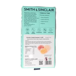 Smith & Sinclair Ingredients Brands|Chocolate & Sweets^Tequila Time 5V Alcoholic Cocktail Jelly Sweets, 140g