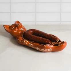 TERRACOTA ASSADEIRA Tableware Brands^Terracotta Chorizo Pig Serving Dish, 33cm