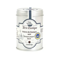 Terre Exotique Herbs & Spices|Ingredients Brands^Black Kampot Pepper PGI, 70g