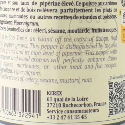 Terre Exotique Ingredients Brands|Herbs & Spices^Black Sao Tome Pepper, 60g