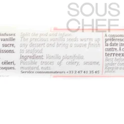 Terre Exotique French Ingredients|Ingredients Brands^Bourbon Vanilla From Madagascar, 2 pods
