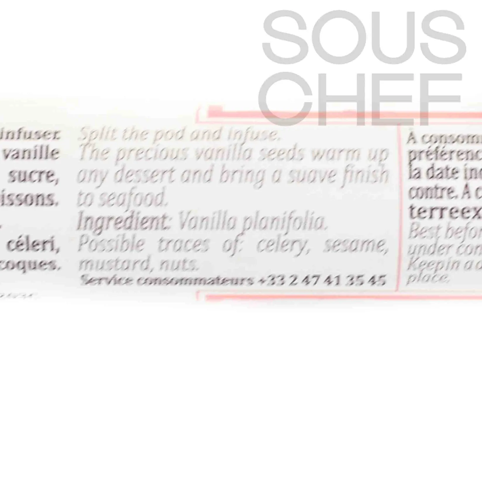 Terre Exotique French Ingredients|Ingredients Brands^Bourbon Vanilla From Madagascar, 2 pods