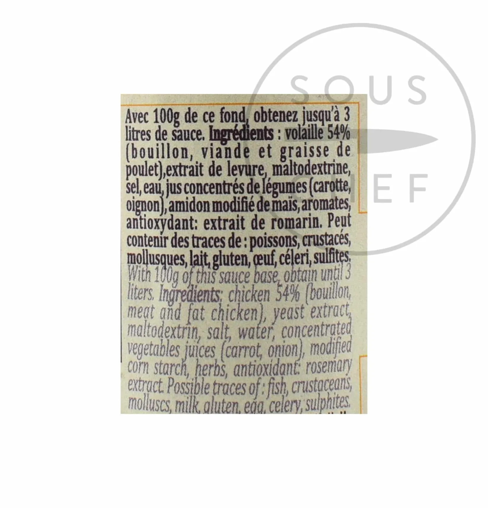 Terre Exotique French Ingredients|Stock & Bouillon^Chicken Base, 100g