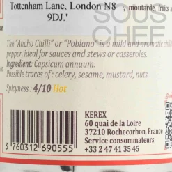 Terre Exotique Ingredients Brands|Herbs & Spices^Crushed Ancho Chilli Pepper, 45g