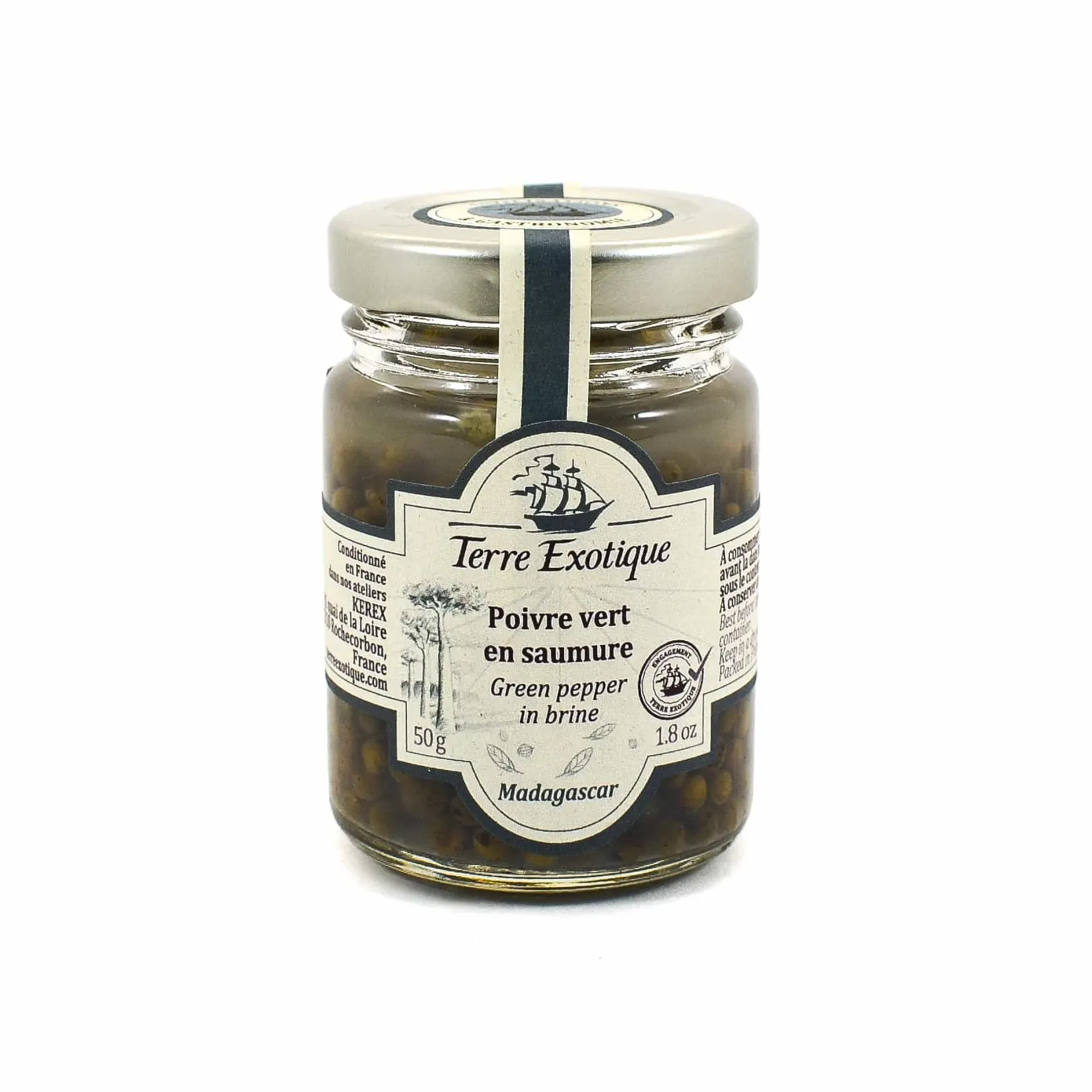 Terre Exotique Herbs & Spices|Ingredients Brands^Drained Green Pepper in Brine, 50g