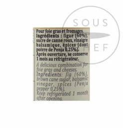 Terre Exotique Ingredients Brands|French Ingredients^Fig Chutney With Penja Pepper, 100g