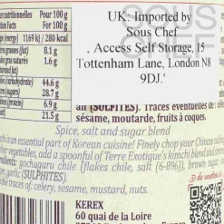 Terre Exotique Ingredients Brands|Korean Ingredients^Kimchi Blend, 70g