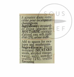 Terre Exotique Ingredients Brands|French Ingredients^Mustard With Summer Truffle (2%), 100g