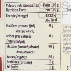 Terre Exotique Ingredients Brands|American Ingredients^Organic Pure Maple Syrup, 200ml