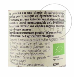 Terre Exotique Ingredients Brands|Indian Ingredients^Organic Turmeric Powder, 60g