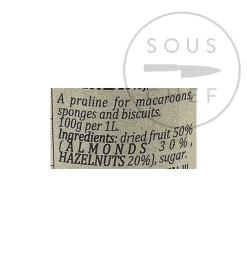 Terre Exotique Ingredients Brands|French Ingredients^Praline Paste, 100g