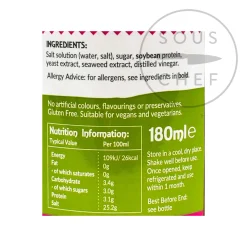 Thai Taste Ingredients Brands|Southeast Asian Ingredients^Vegan Fish Sauce, 180ml