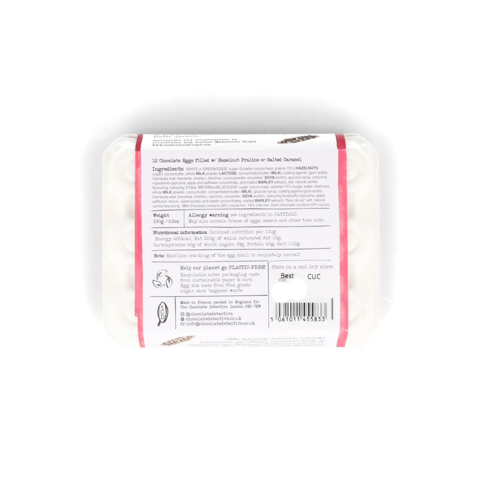 Chocolate Detective Ingredients Brands|Chocolate & Sweets^The 12 Cuckoo Chocolate Eggs, 150g