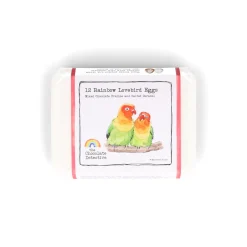 Chocolate Detective Chocolate & Sweets|Ingredients Brands^The 12 Rainbow Lovebird Chocolate Eggs, 150g