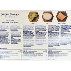 The Fine Cheese Co Ingredients Brands|Made In The Uk^. All Butter Cracker Selection Box, 375g