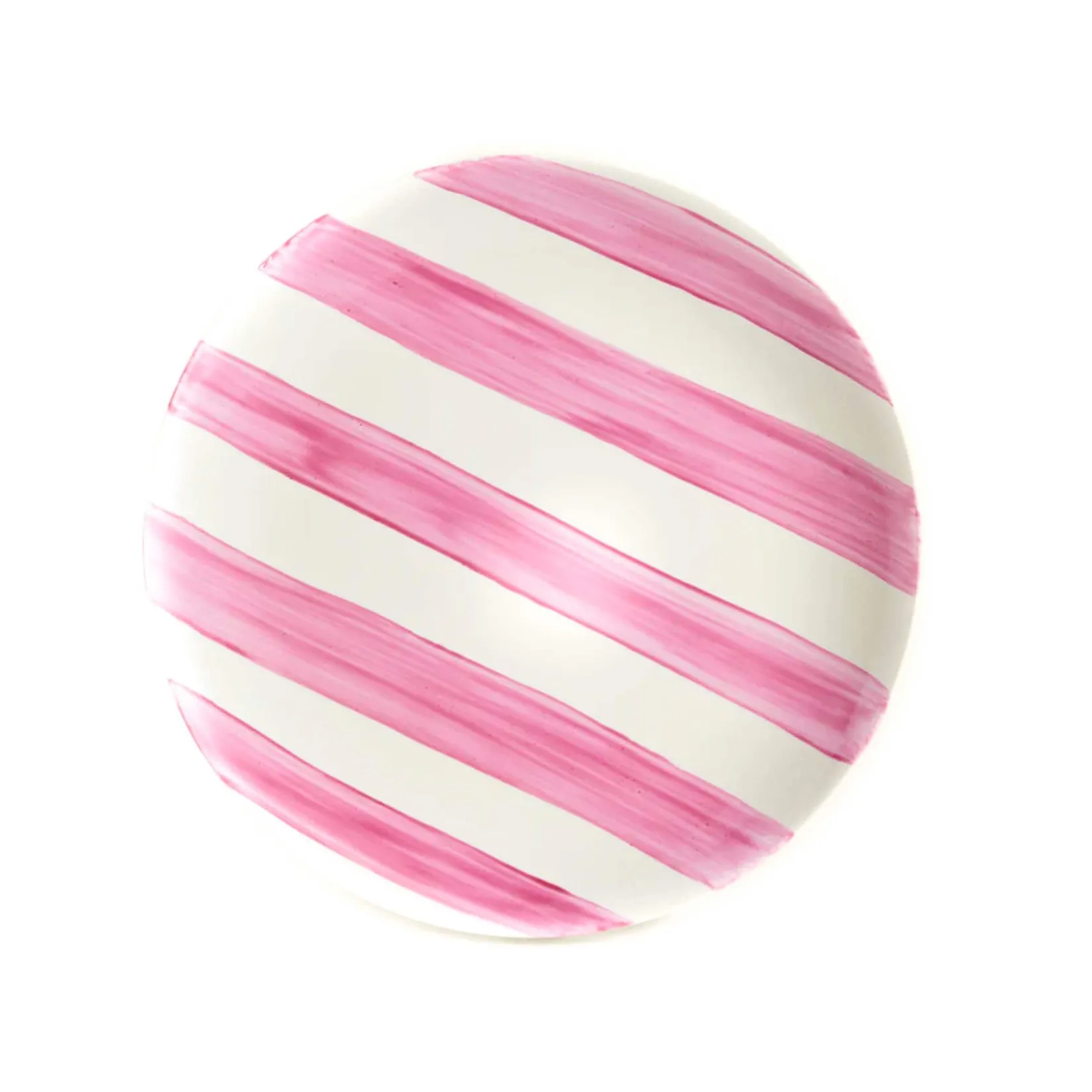 The Platera Plates|Crockery & Dinnerware^Pink Stripe Porcelain Dinner Plate, 27.5cm