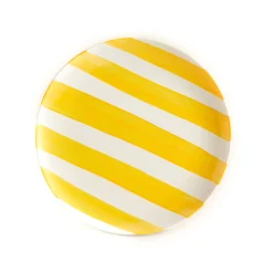 The Platera Tableware Brands|Plates^Yellow Stripe Porcelain Dinner Plate, 27.5cm
