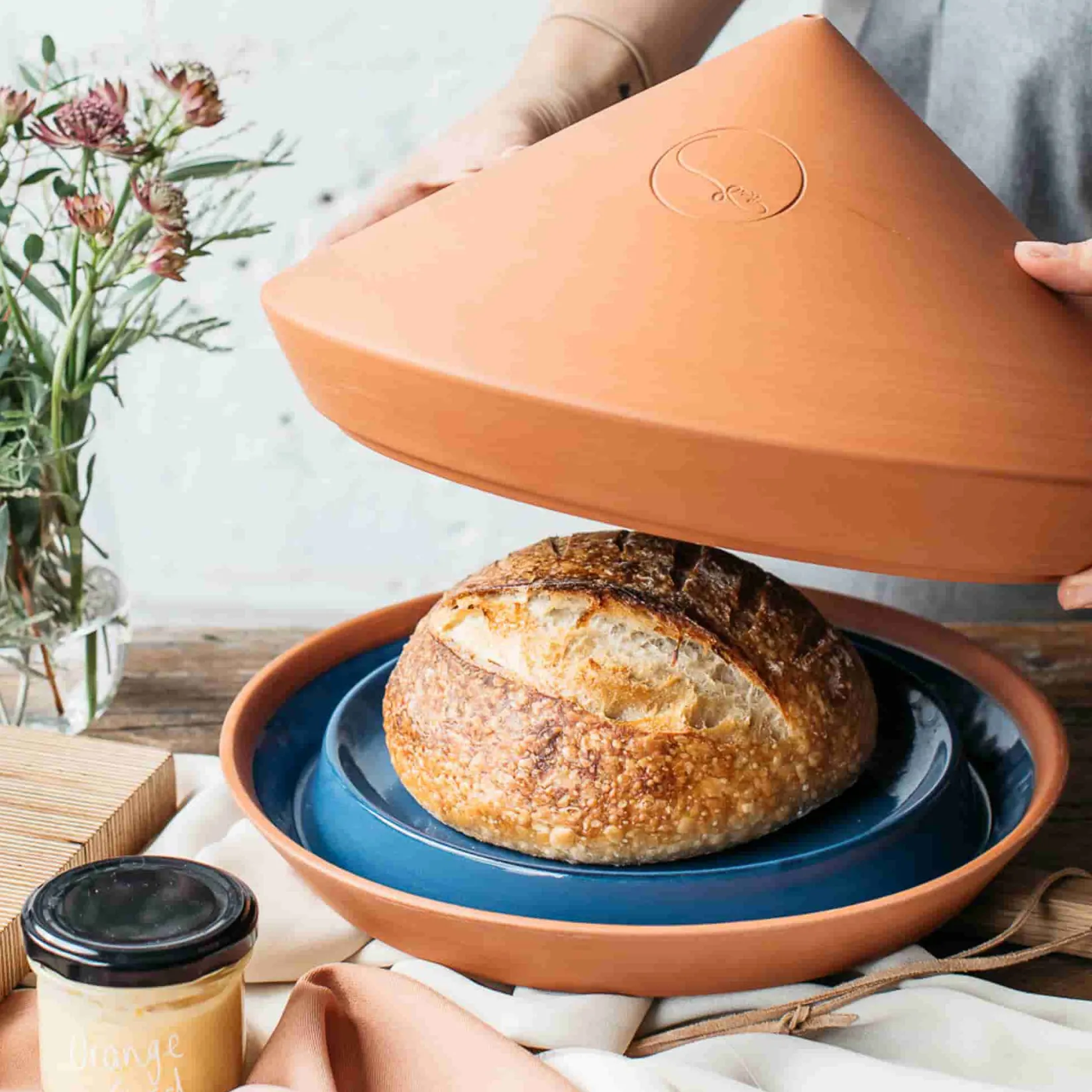 The Spring Oven Baking Supplies & Equipment^, Blue Glazed Terracotta