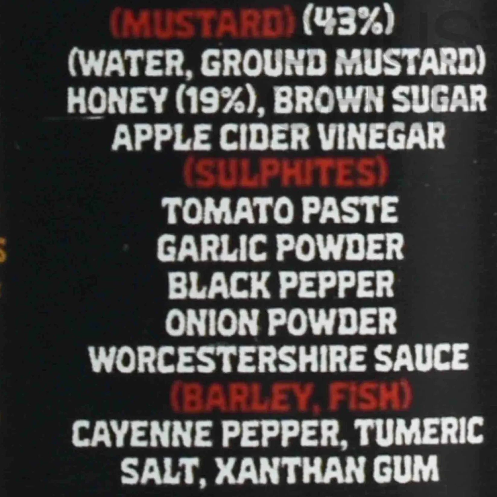 Thiccc Sauce Ingredients Brands|Sauces & Condiments^Carolina Gold Honey Mustard, 150ml