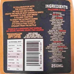 Thiccc Sauce Sauces & Condiments|Ingredients Brands^Sandwich Glue Ultimate Sandwich Sauce, 250ml