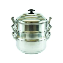 Chinese Cookware Chinese Ingredients|Kitchen Tools & Utensils^3-Tier Aluminium Steamer