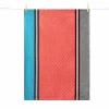 Tissage Moutet Kitchen Textiles & Clothing^Blue & Coral French Jacquard Tea Towel