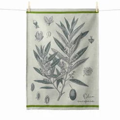 Tissage Moutet Kitchen Textiles & Clothing^Olive French Jacquard Tea Towel