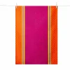 Tissage Moutet Kitchen Textiles & Clothing^Purple & Orange French Jacquard Tea Towel