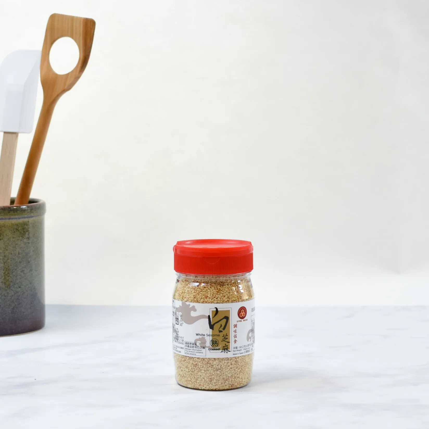 CJI Korean Ingredients|Japanese Ingredients^Toasted White Sesame Seeds, 150g