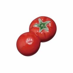 Kawai Co. Ltd Tableware Brands|Japanese Ingredients^Tomato Ceramic Chopstick Rest, 4.5cm