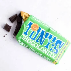 Tony's Chocolonely Ingredients Brands|Chocolate & Sweets^Dark Chocolate Almonds & Sea Salt, 180g