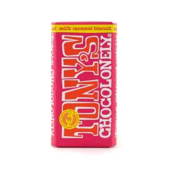 Tony's Chocolonely Ingredients Brands|Chocolate & Sweets^Milk Caramel Biscuit, 180g