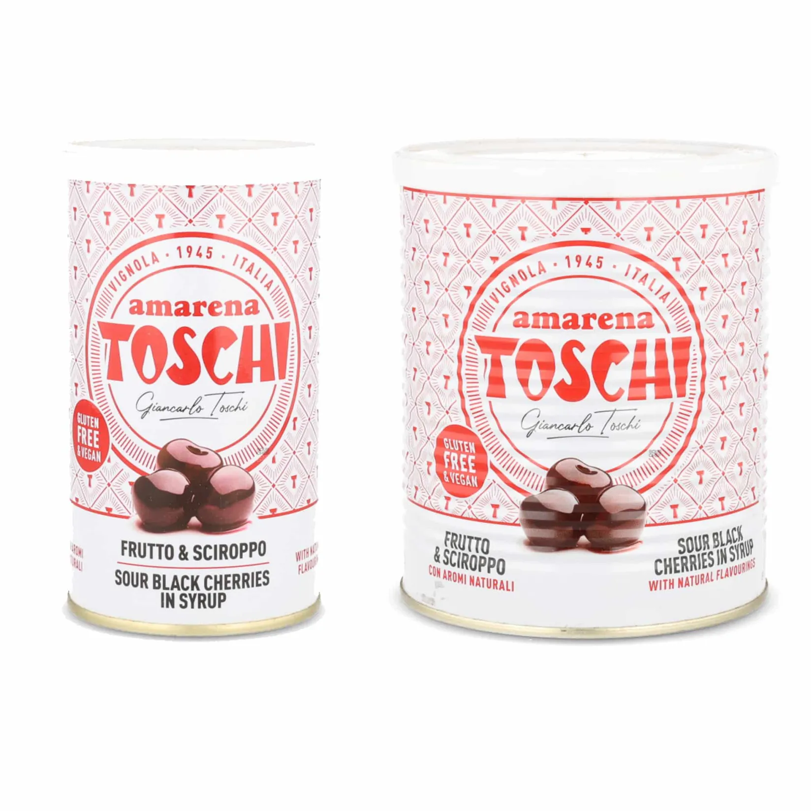Toschi Italian Ingredients|Baking Ingredients^Sour Black Cherries in Syrup