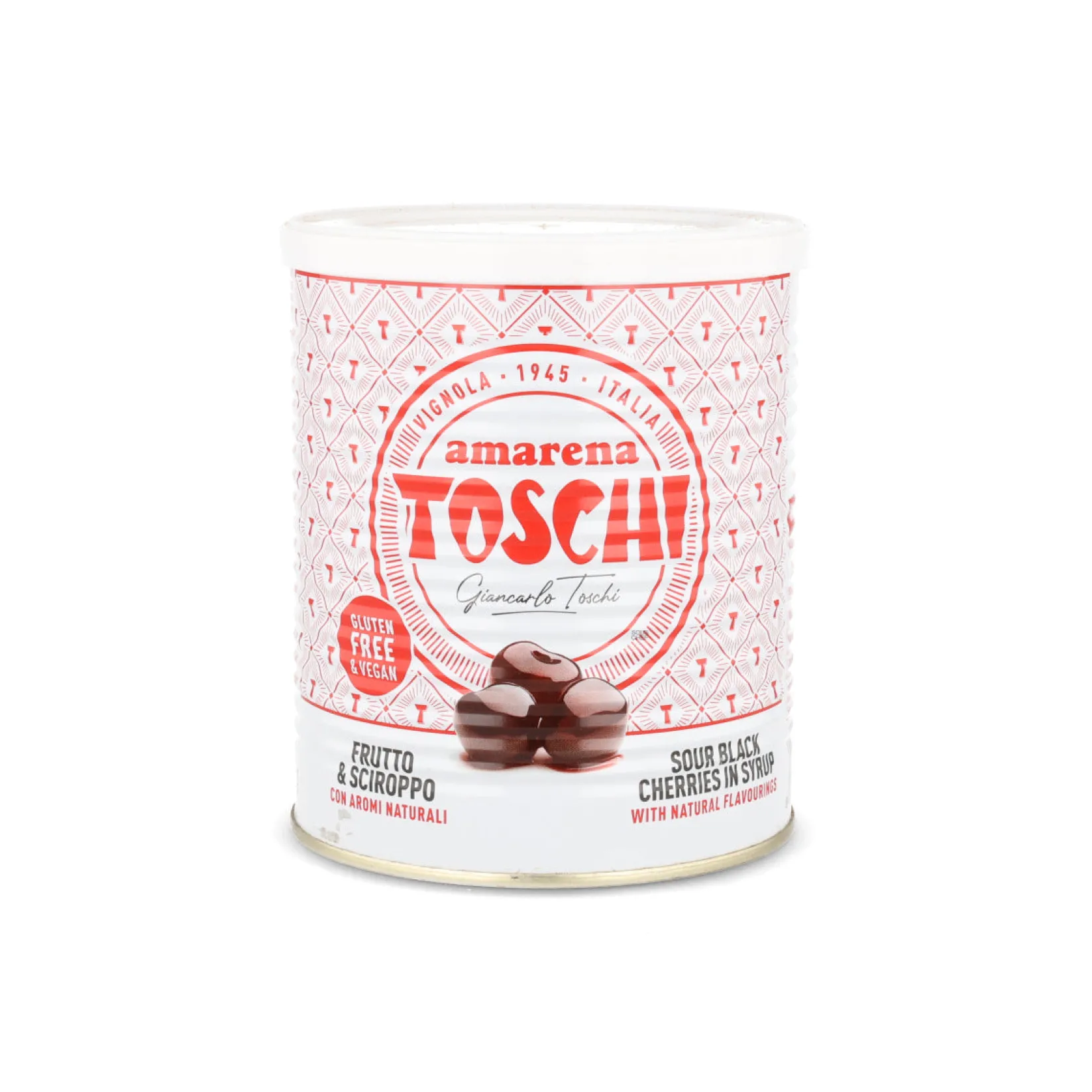 Toschi Italian Ingredients|Baking Ingredients^Sour Black Cherries in Syrup