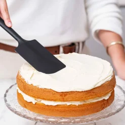 Triangle Kitchen Tools & Utensils^Black Silicone Spatula