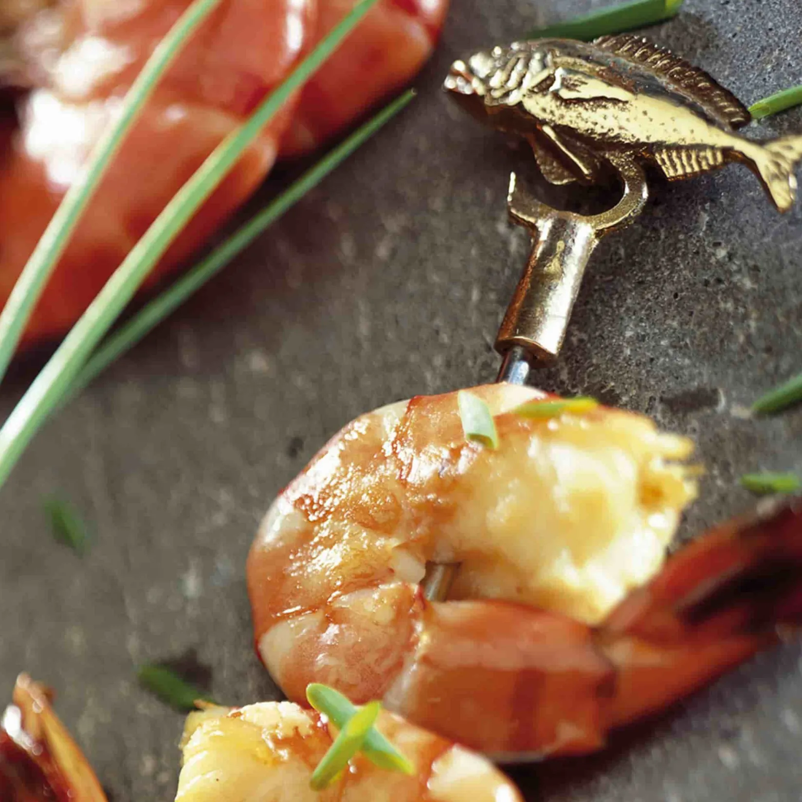 Triangle Bbq & Smoking^Set of 4 Stainless Steel Skewers in Gift Box