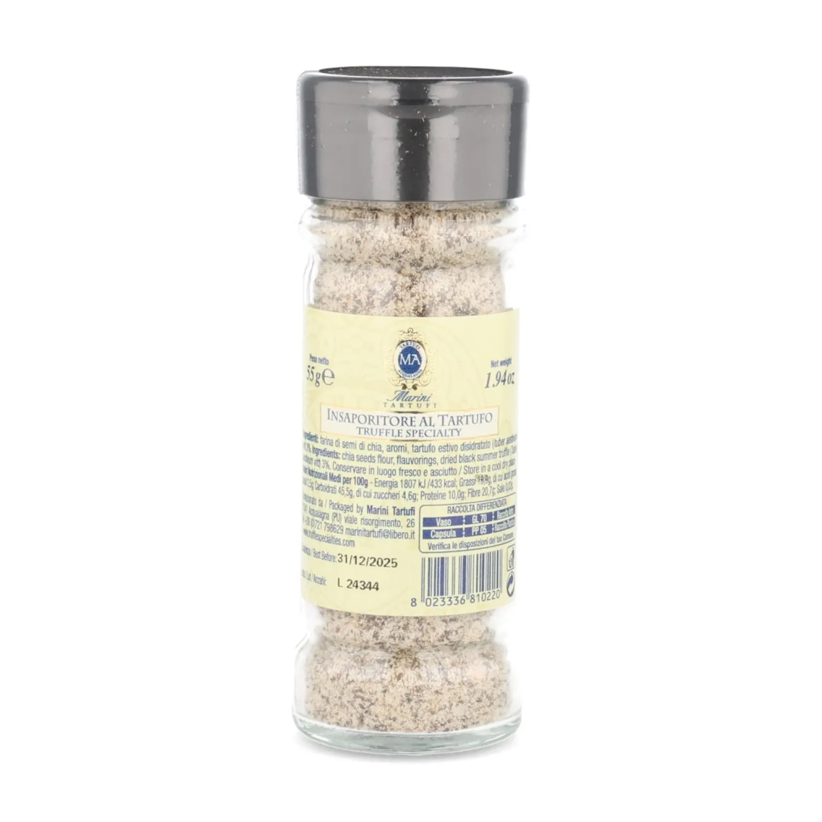 Marini Azzolini Ingredients Brands|Italian Ingredients^Truffle Seasoning Powder, 55g