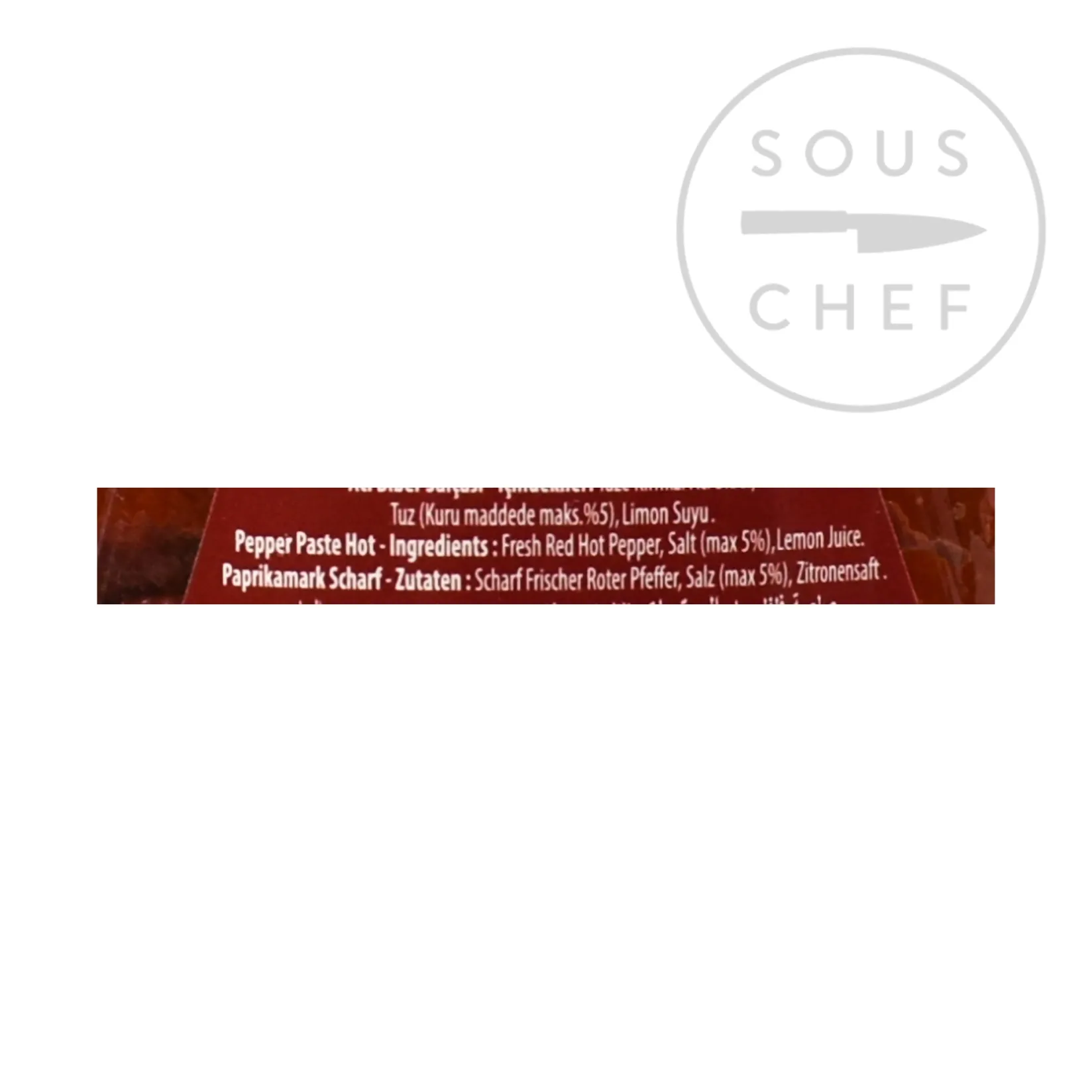 Burcu Middle Eastern Ingredients|Sauces & Condiments^Turkish Hot Pepper Paste - Biber Salcasi, 600g