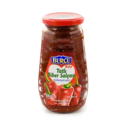 Burcu Middle Eastern Ingredients|Sauces & Condiments^Turkish Mild Pepper Paste - Biber Salcasi, 600g